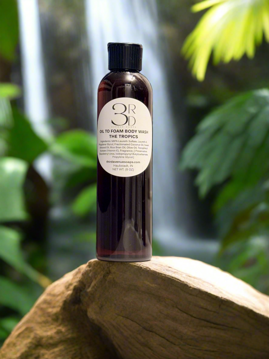 The Tropics Oil to Foam Body Wash